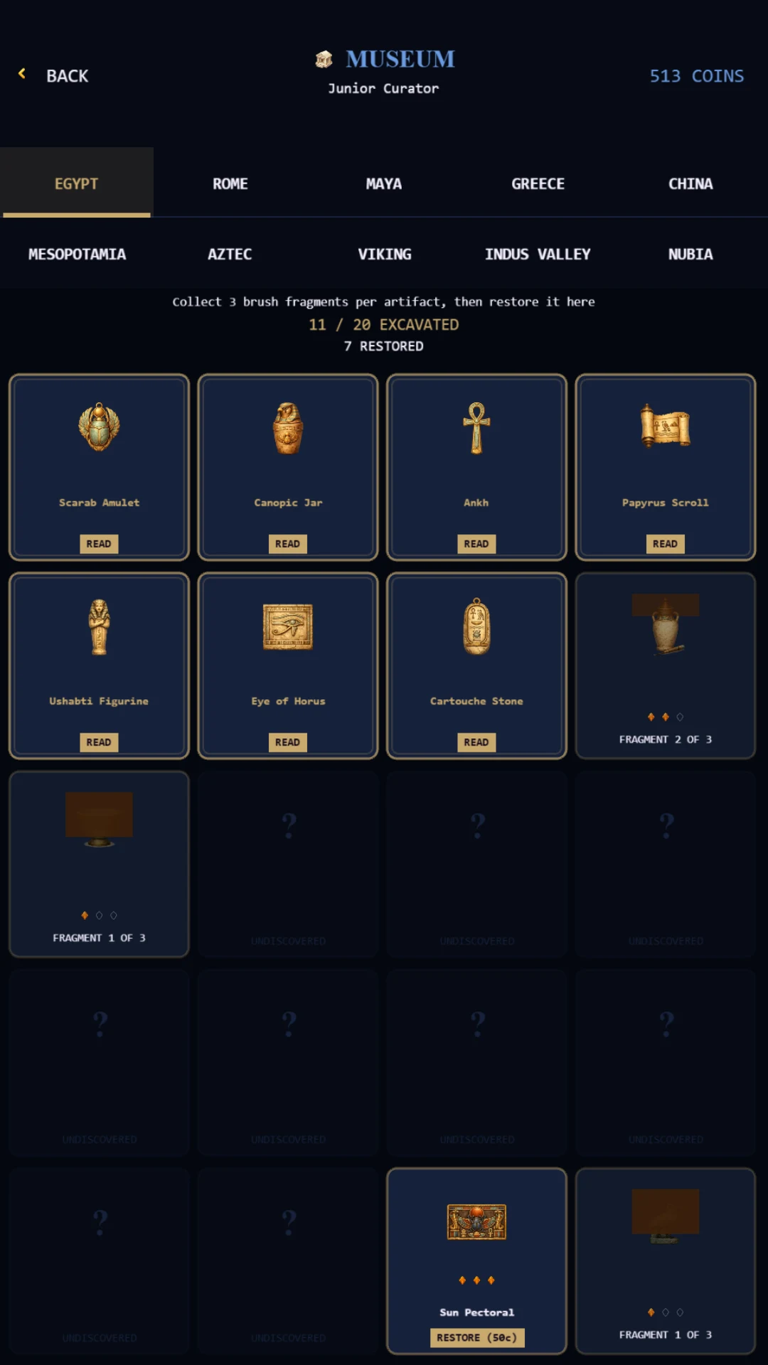 Archaeology Dig: Tile & Museum screenshot